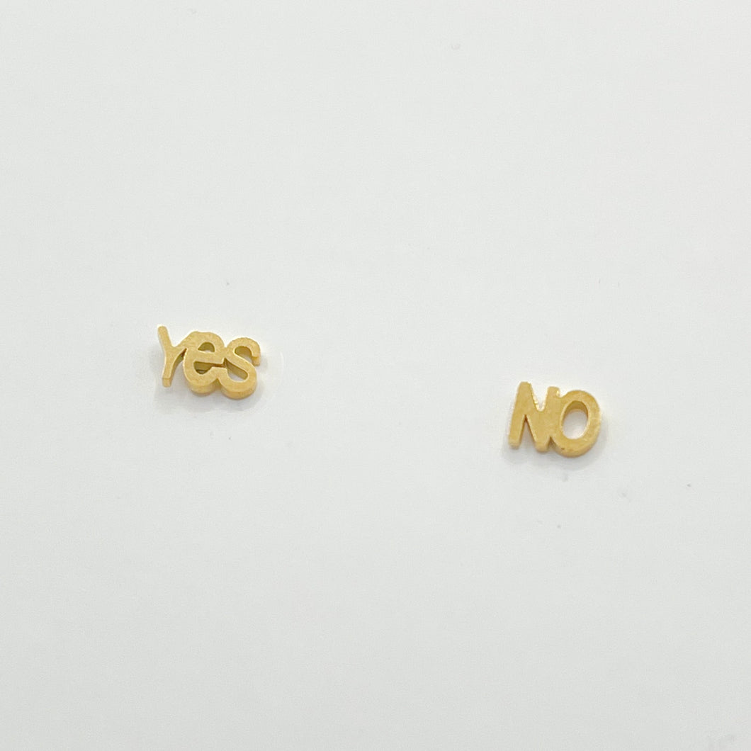 Pendientes mini yes no